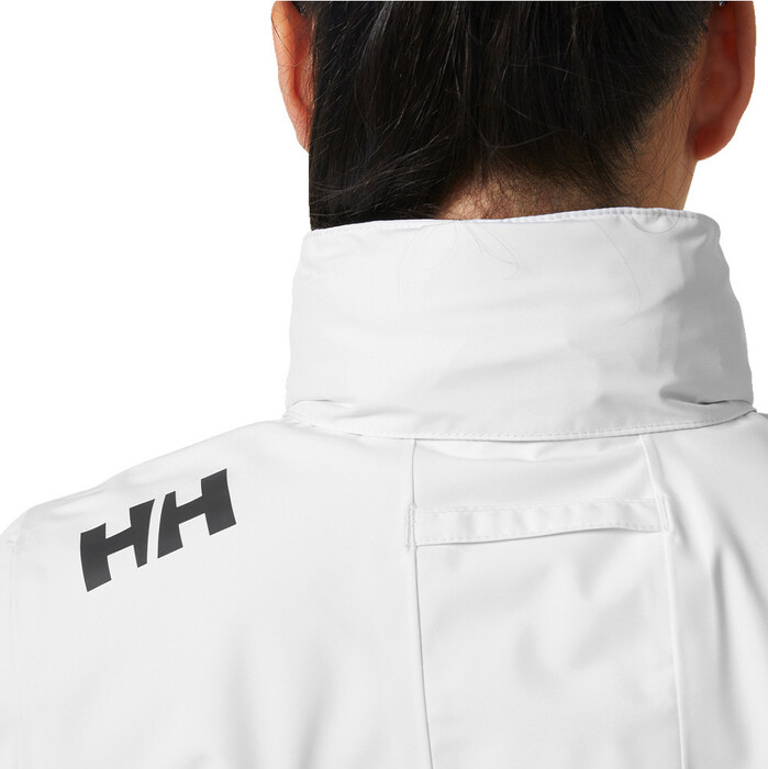 2024 Helly Hansen Womens Crew Hooded Midlayer Sailing Jacket 2.0 34447 - White